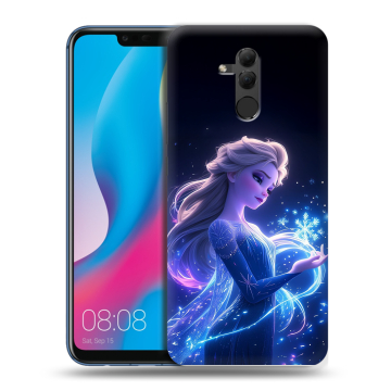 Силиконовый противоударный чехол на Huawei Mate 20 Lite с принтом Холодное сердце Frozen Силиконовый противоударный чехол на Huawei Mate 20 Lite с принтом Холодное сердце Frozen