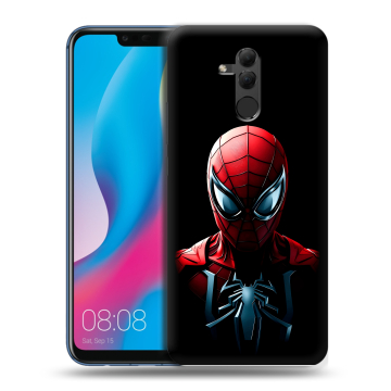 Силиконовый противоударный чехол на Huawei Mate 20 Lite с принтом Spiderman Человек паук Силиконовый противоударный чехол на Huawei Mate 20 Lite с принтом Spiderman Человек паук