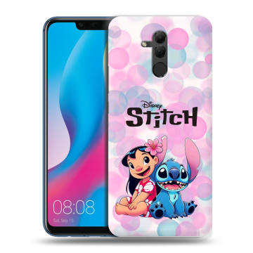 Силиконовый противоударный чехол на Huawei Mate 20 Lite с принтом Лило и Стич