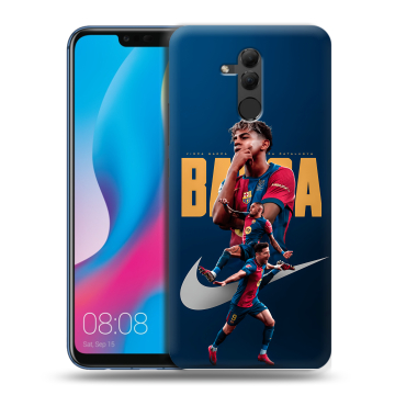 Силиконовый противоударный чехол на Huawei Mate 20 Lite с принтом Барселона Barca Yamal 