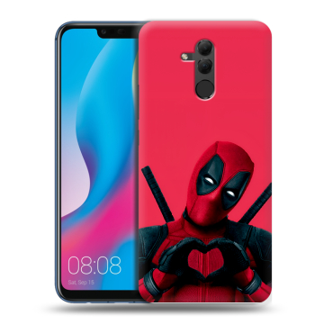 Силиконовый противоударный чехол на Huawei Mate 20 Lite с принтом Дедпул Deadpool
