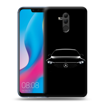 Силиконовый противоударный чехол на Huawei Mate 20 Lite с принтом Mercedes Мерседес