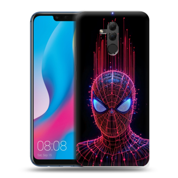 Силиконовый противоударный чехол на Huawei Mate 20 Lite с принтом Spiderman Человек паук Силиконовый противоударный чехол на Huawei Mate 20 Lite с принтом Spiderman Человек паук