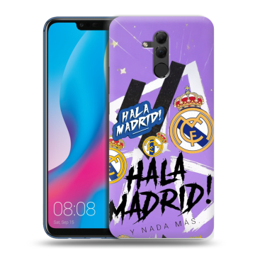 Силиконовый противоударный чехол на Huawei Mate 20 Lite с принтом Real Madrid Реал Мадрид