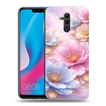 Силиконовый противоударный чехол на Huawei Mate 20 Lite с принтом женский Силиконовый противоударный чехол на Huawei Mate 20 Lite с принтом женский
