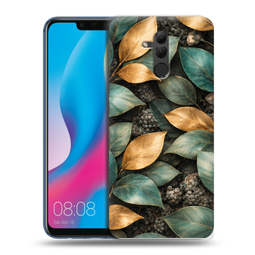 Силиконовый противоударный чехол на Huawei Mate 20 Lite с принтом женский