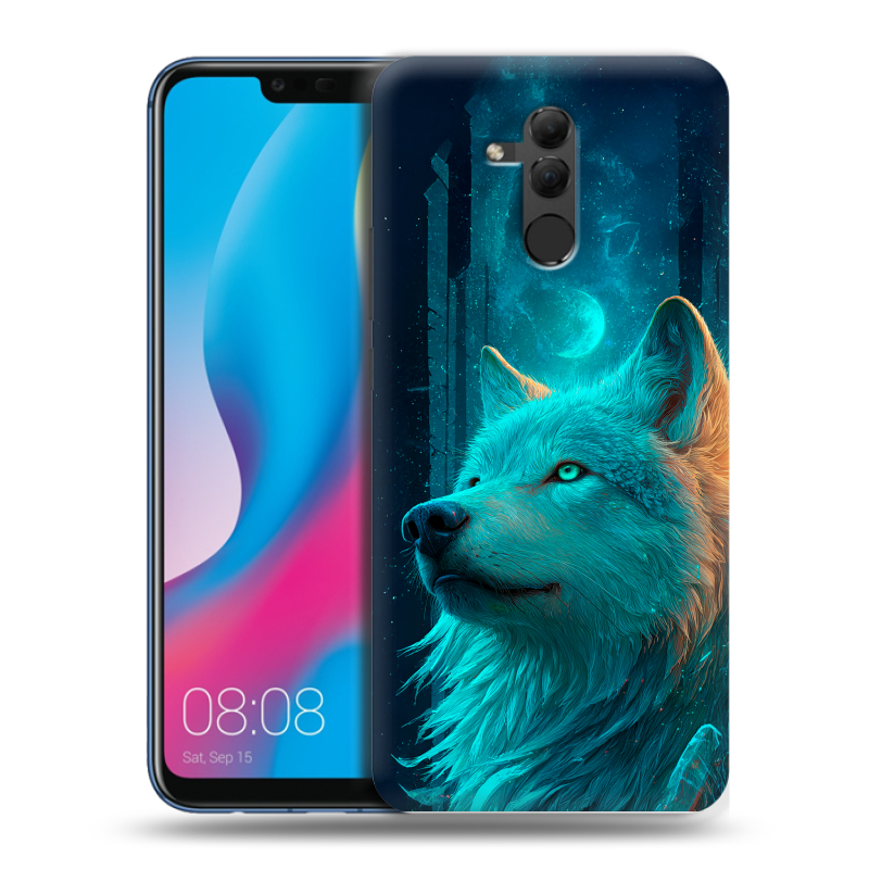 Силиконовый противоударный чехол на Huawei Mate 20 Lite с принтом бабочки саккура Силиконовый противоударный чехол на Huawei Mate 20 Lite с принтом бабочки саккура