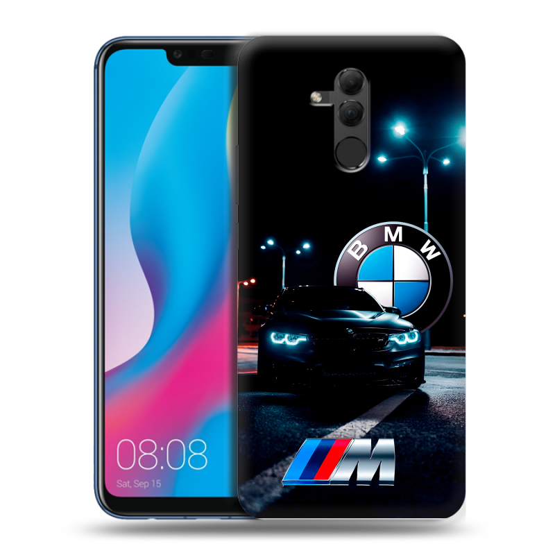 Силиконовый противоударный чехол на Huawei Mate 20 Lite с принтом БМВ BMW Силиконовый противоударный чехол на Huawei Mate 20 Lite с принтом БМВ BMW