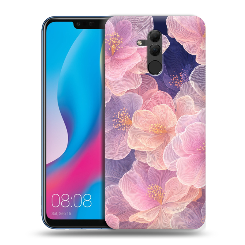 Силиконовый противоударный чехол на Huawei Mate 20 Lite с принтом женский Силиконовый противоударный чехол на Huawei Mate 20 Lite с принтом женский