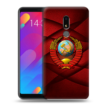 Пластиковый чехол на Meizu M8 Lite с принтом Герб СССР