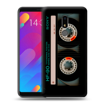 Пластиковый чехол на Meizu M8 Lite с принтом Кассета Пластиковый чехол на Meizu M8 Lite с принтом Кассета
