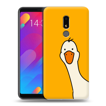 Пластиковый чехол на Meizu M8 Lite с принтом Утка