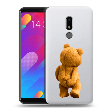 Пластиковый чехол на Meizu M8 Lite с принтом Медведь
