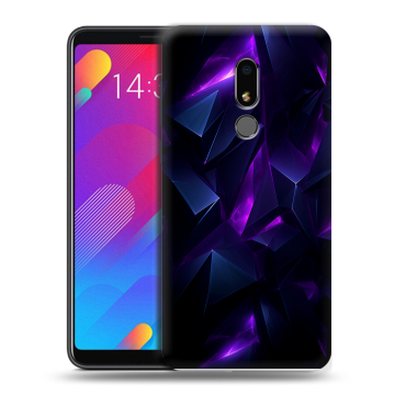 Пластиковый чехол на Meizu M8 Lite с принтом Абстракиция Пластиковый чехол на Meizu M8 Lite с принтом Абстракиция