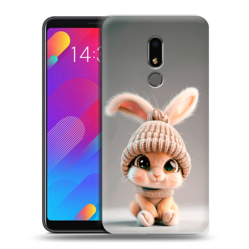 Пластиковый чехол на Meizu M8 Lite с принтом Кролик