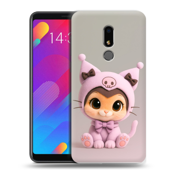 Пластиковый чехол на Meizu M8 Lite с принтом Куроми Kuromi 