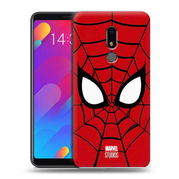 Пластиковый чехол на Meizu M8 Lite с принтом человек паук spiderman