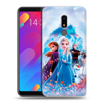 Пластиковый чехол на Meizu M8 Lite с принтом Холодное сердце Frozen