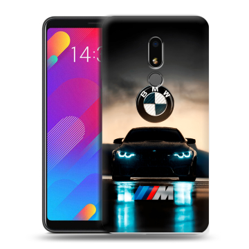 Пластиковый чехол на Meizu M8 Lite с принтом БМВ BMW