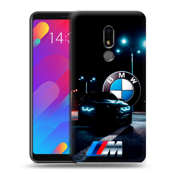 Пластиковый чехол на Meizu M8 Lite с принтом БМВ BMW
