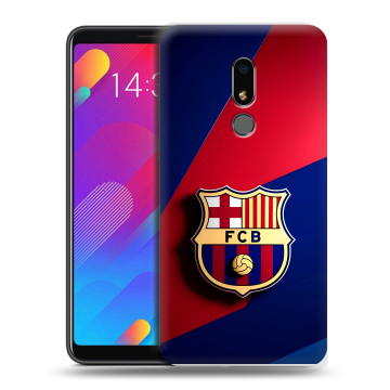 Пластиковый чехол на Meizu M8 Lite с принтом Барселона Barcelona