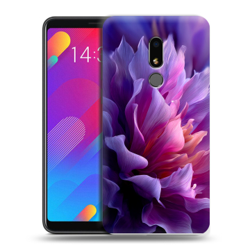 Пластиковый чехол на Meizu M8 Lite с принтом женский цветы Пластиковый чехол на Meizu M8 Lite с принтом женский цветы