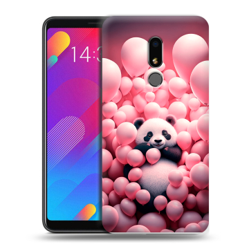 Пластиковый чехол на Meizu M8 Lite с принтом Панда
