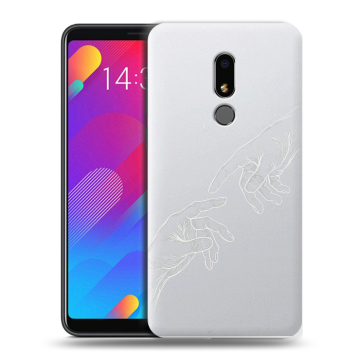 Пластиковый чехол на Meizu M8 Lite с принтом Сотворение мира