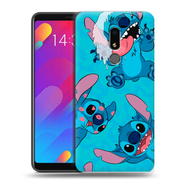 Пластиковый чехол на Meizu M8 Lite с принтом Лило и Стич Пластиковый чехол на Meizu M8 Lite с принтом Лило и Стич