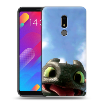 Пластиковый чехол на Meizu M8 Lite с принтом Как приручить дракона