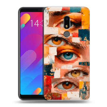 Пластиковый чехол на Meizu M8 Lite с принтом Модный принт