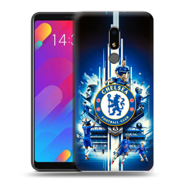 Пластиковый чехол на Meizu M8 Lite с принтом Chelsea Челси