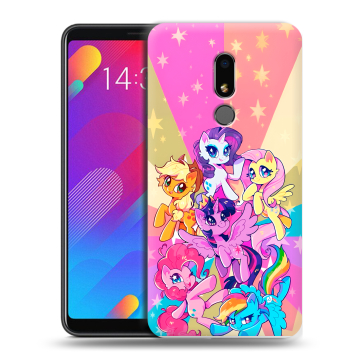 Пластиковый чехол на Meizu M8 Lite с принтом My little pony Дружба чудо Пластиковый чехол на Meizu M8 Lite с принтом My little pony Дружба чудо
