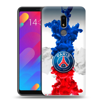 Пластиковый чехол на Meizu M8 Lite с принтом PSG ПСЖ