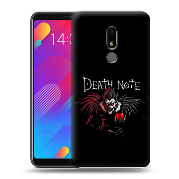 Пластиковый чехол на Meizu M8 Lite с принтом Death note Тетрадь смерти