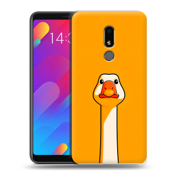 Пластиковый чехол на Meizu M8 Lite с принтом Смешная утка