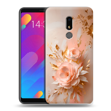 Пластиковый чехол на Meizu M8 Lite с принтом женский