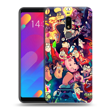 Пластиковый чехол на Meizu M8 Lite с принтом Gravity Falls Гравити Фолз
