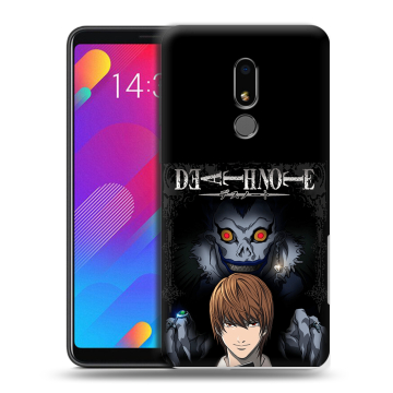 Пластиковый чехол на Meizu M8 Lite с принтом Death note Тетрадь смерти