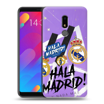 Пластиковый чехол на Meizu M8 Lite с принтом Real Madrid Реал Мадрид