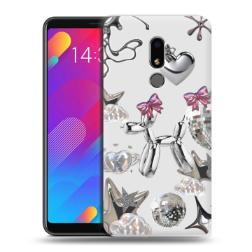 Пластиковый чехол на Meizu M8 Lite с принтом Y2K