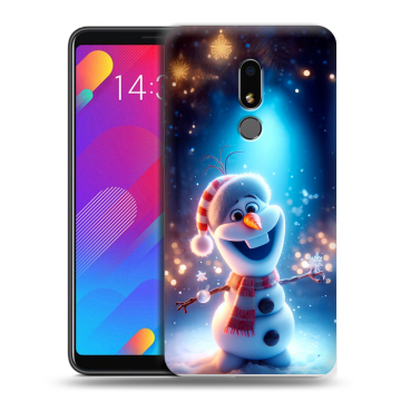 Пластиковый чехол на Meizu M8 Lite с принтом Новый год