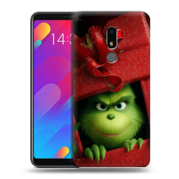 Пластиковый чехол на Meizu M8 Lite с принтом Новый год