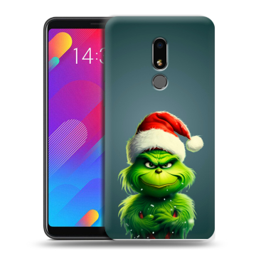 Пластиковый чехол на Meizu M8 Lite с принтом Новый год