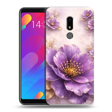 Пластиковый чехол на Meizu M8 Lite с принтом женский