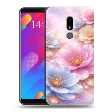 Пластиковый чехол на Meizu M8 Lite с принтом женский