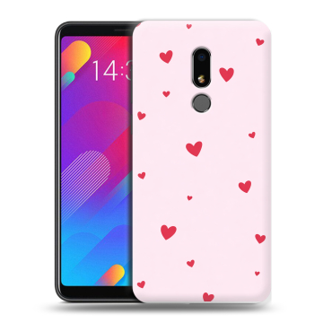 Пластиковый чехол на Meizu M8 Lite с принтом для девочек