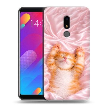 Пластиковый чехол на Meizu M8 Lite с принтом женский