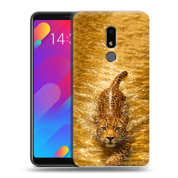 Пластиковый чехол на Meizu M8 Lite с принтом женский