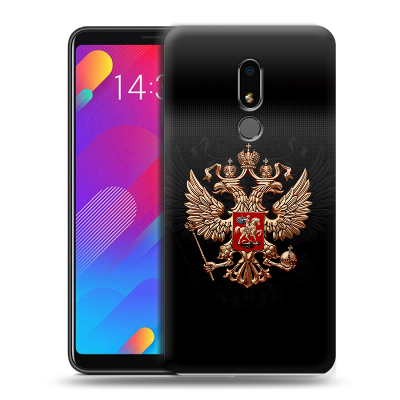 Пластиковый чехол на Meizu M8 Lite с принтом Герб России Пластиковый чехол на Meizu M8 Lite с принтом Герб России